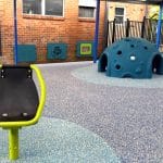 bright green chair spinner with domed climber